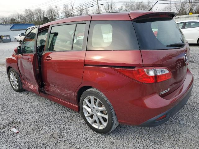 JM1CW2CL8C0127497 - 2012 MAZDA 5 RED photo 2