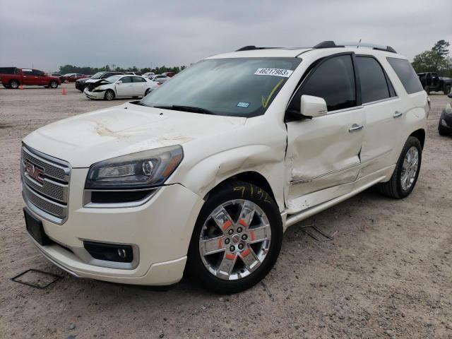 1GKKRTKD1FJ105072 - 2015 GMC ACADIA DENALI WHITE photo 1