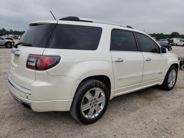 1GKKRTKD1FJ105072 - 2015 GMC ACADIA DENALI WHITE photo 3