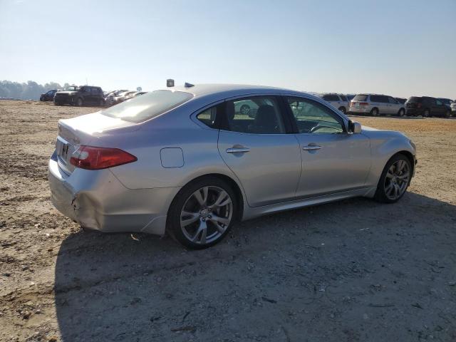 JN1AY1AP4BM520571 - 2011 INFINITI M56 SILVER photo 3