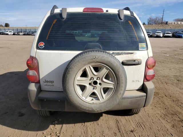 1J4GL48K94W304699 - 2004 JEEP LIBERTY SPORT WHITE photo 6