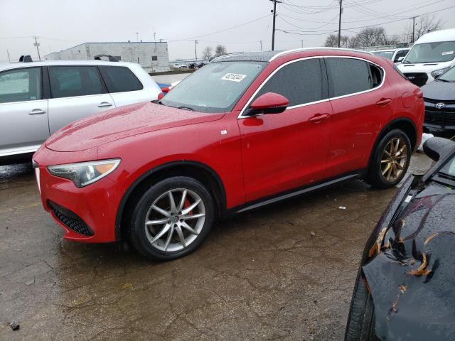ZASFAKBN7J7B66317 - 2018 ALFA ROMEO STELVIO TI RED photo 1
