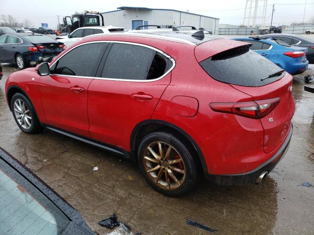ZASFAKBN7J7B66317 - 2018 ALFA ROMEO STELVIO TI RED photo 2