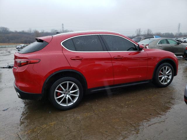 ZASFAKBN7J7B66317 - 2018 ALFA ROMEO STELVIO TI RED photo 3