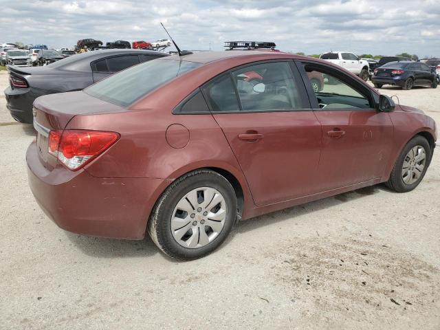 1G1PA5SH3D7209847 - 2013 CHEVROLET CRUZE LS BURGUNDY photo 3