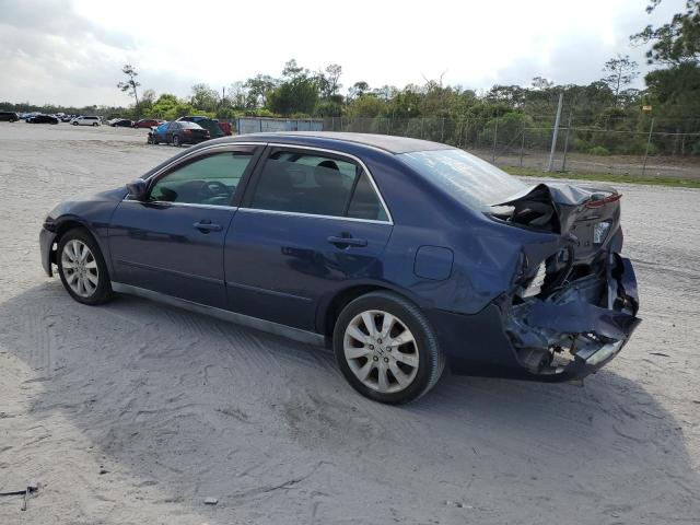 1HGCM66427A042559 - 2007 HONDA ACCORD SE BLUE photo 2