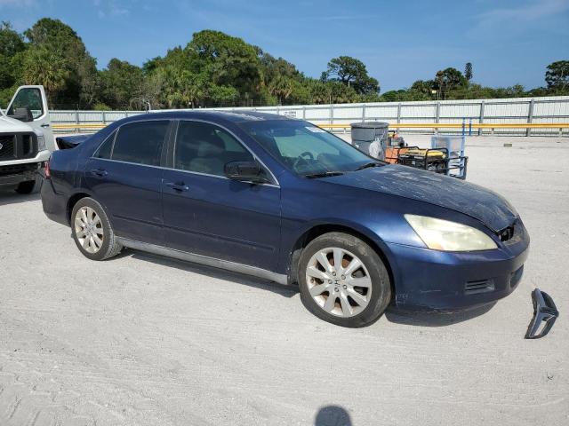 1HGCM66427A042559 - 2007 HONDA ACCORD SE BLUE photo 4