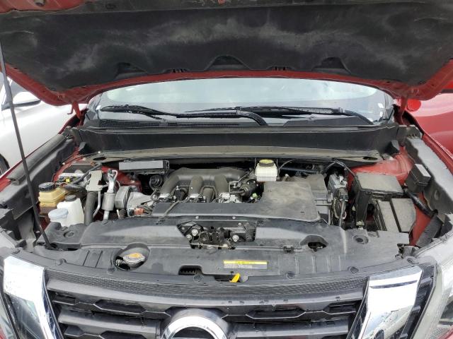 5N1DR2MN6JC658233 - 2018 NISSAN PATHFINDER S RED photo 12