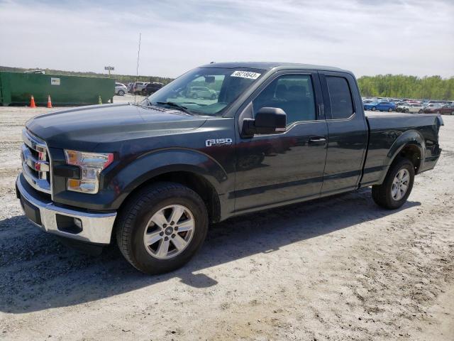 1FTEX1C82FKF07522 - 2015 FORD F150 SUPER CAB CHARCOAL photo 1