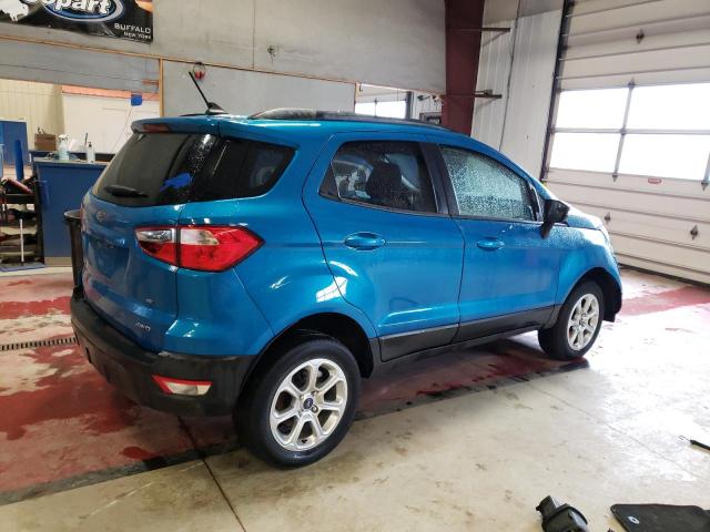 MAJ6S3GL6KC263056 - 2019 FORD ECOSPORT SE BLUE photo 3