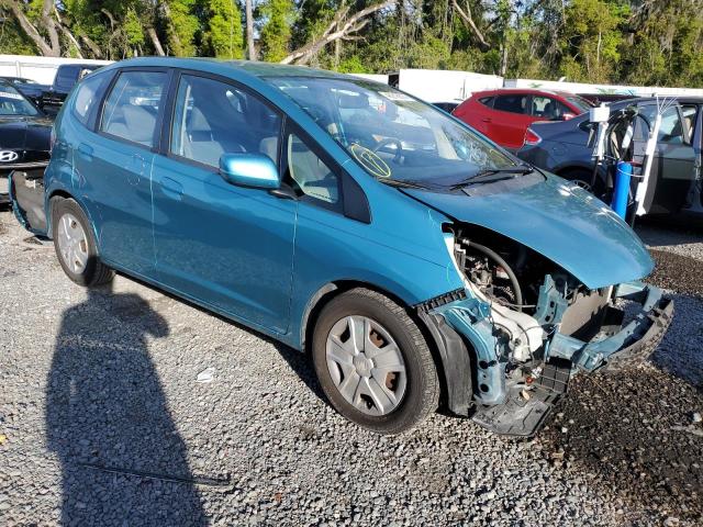 JHMGE8H32CC038764 - 2012 HONDA FIT TURQUOISE photo 4