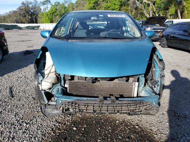 JHMGE8H32CC038764 - 2012 HONDA FIT TURQUOISE photo 5