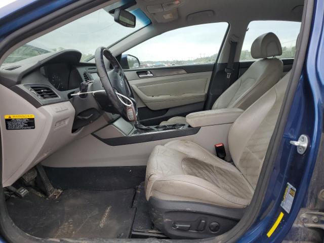 5NPE34AF4FH130818 - 2015 HYUNDAI SONATA SPORT BLUE photo 7