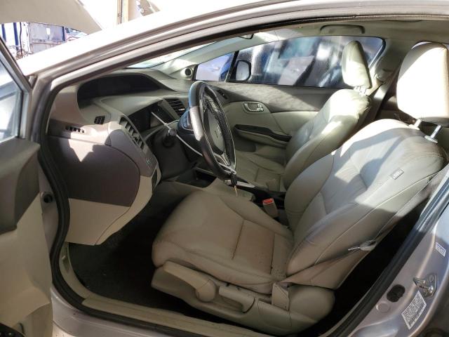 19XFB2F94CE310203 - 2012 HONDA CIVIC EXL ვერცხლისფერი ფოტო 7