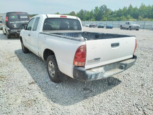 5TETX22N38Z565240 - 2008 TOYOTA TACOMA ACCESS CAB WHITE photo 3