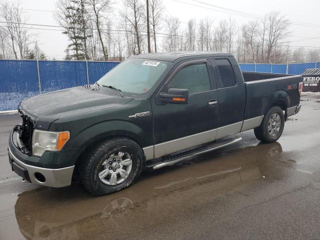 1FTFX1EF8CKD62756 - 2012 FORD F150 SUPER CAB GREEN photo 1