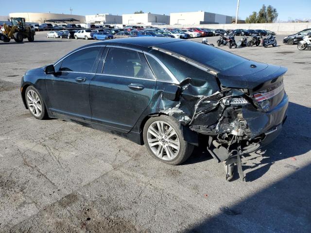 3LN6L2GK6ER802575 - 2014 LINCOLN MKZ BLUE photo 2