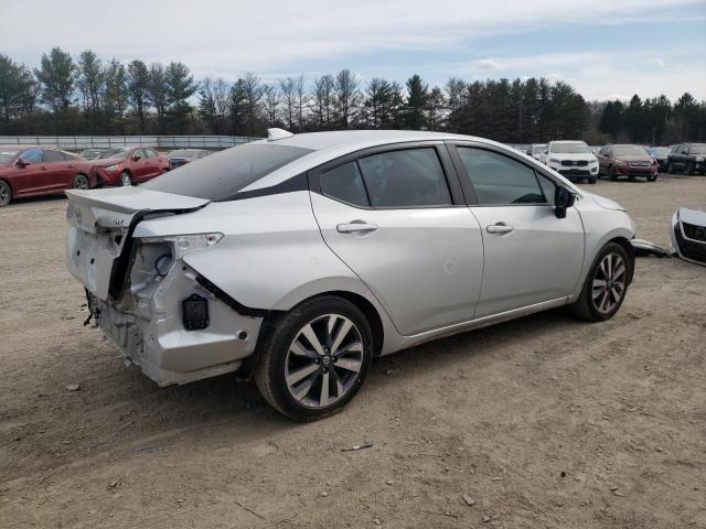 3N1CN8FV2LL813236 - 2020 NISSAN VERSA SR SILVER photo 3