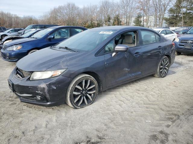 19XFB2F94FE061194 - 2015 HONDA CIVIC EXL GRAY photo 1