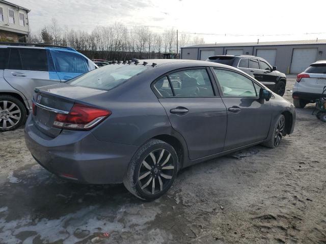 19XFB2F94FE061194 - 2015 HONDA CIVIC EXL GRAY photo 3
