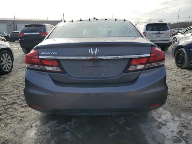 19XFB2F94FE061194 - 2015 HONDA CIVIC EXL GRAY photo 6