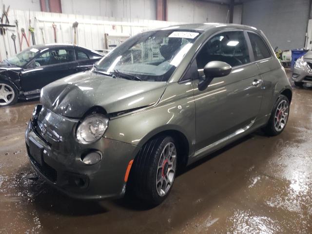 3C3CFFBR1DT513605 - 2013 FIAT 500 SPORT GREEN photo 1