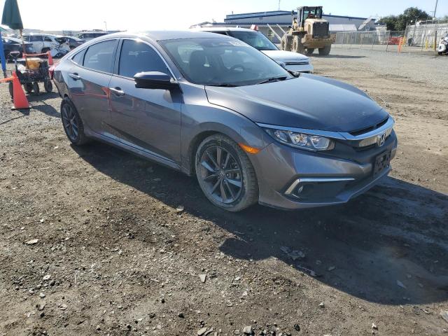 19XFC1F70KE204481 - 2019 HONDA CIVIC EXL ნაცრისფერი ფოტო 4