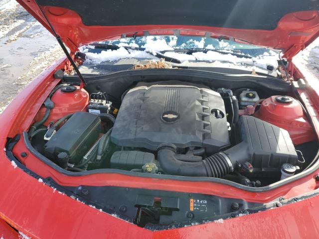 2G1FA1E37E9182947 - 2014 CHEVROLET CAMARO LS RED photo 11