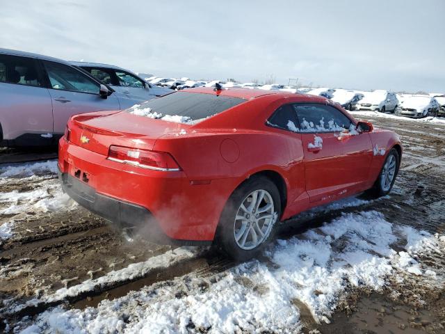 2G1FA1E37E9182947 - 2014 CHEVROLET CAMARO LS RED photo 3