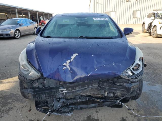 5NPDH4AE4EH539419 - 2014 HYUNDAI ELANTRA SE BLUE photo 5