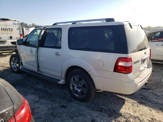 1FMFK195X7LA28000 - 2007 FORD EXPEDITION EL LIMITED WHITE photo 2