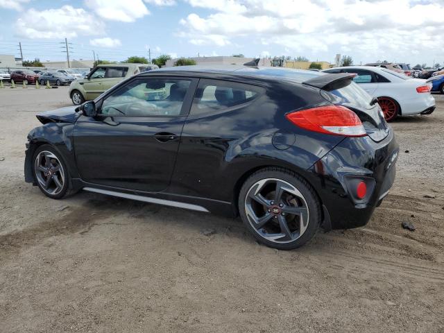 KMHTC6AE7GU278412 - 2016 HYUNDAI VELOSTER TURBO BLACK photo 2