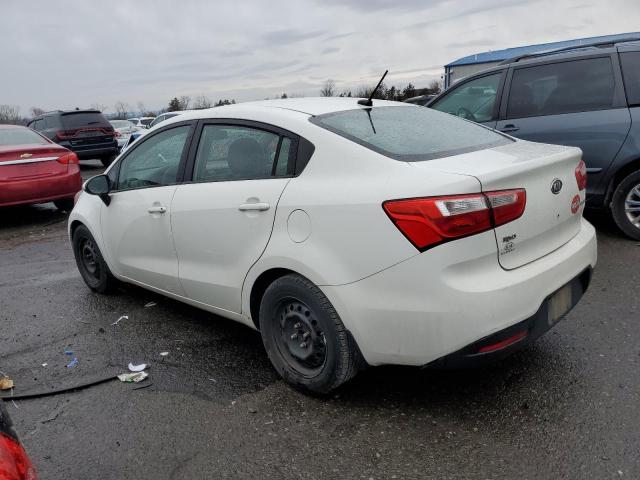 KNADN4A33C6072845 - 2012 KIA RIO EX WHITE photo 2