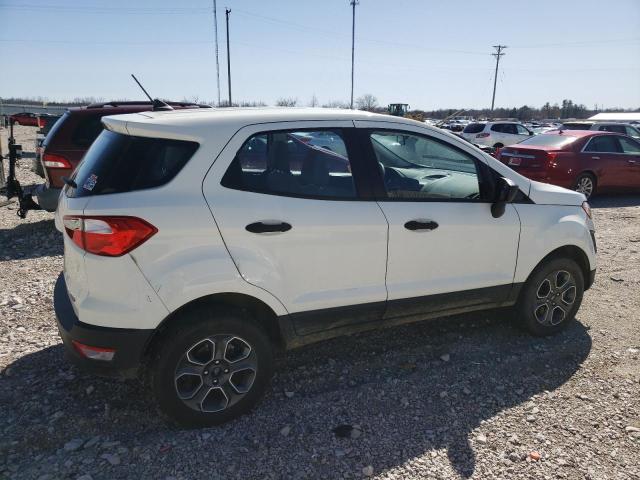 MAJ6S3FL9NC475942 - 2022 FORD ECOSPORT S WHITE photo 3