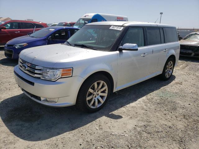 2FMHK6DC2ABA71166 - 2010 FORD FLEX LIMITED SILVER photo 1