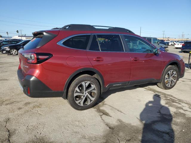 4S4BTANC2L3257555 - 2020 SUBARU OUTBACK LIMITED RED photo 3