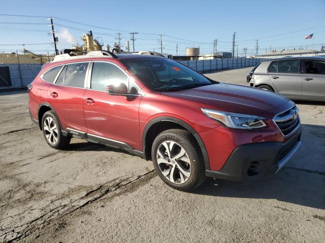 4S4BTANC2L3257555 - 2020 SUBARU OUTBACK LIMITED RED photo 4