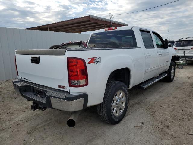 1GT121C86CF118335 - 2012 GMC SIERRA K2500 SLT WHITE photo 3