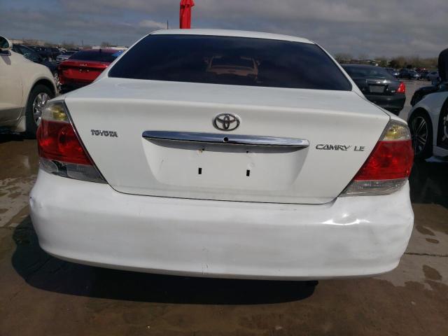 4T1BE32K85U605843 - 2005 TOYOTA CAMRY LE WHITE photo 6