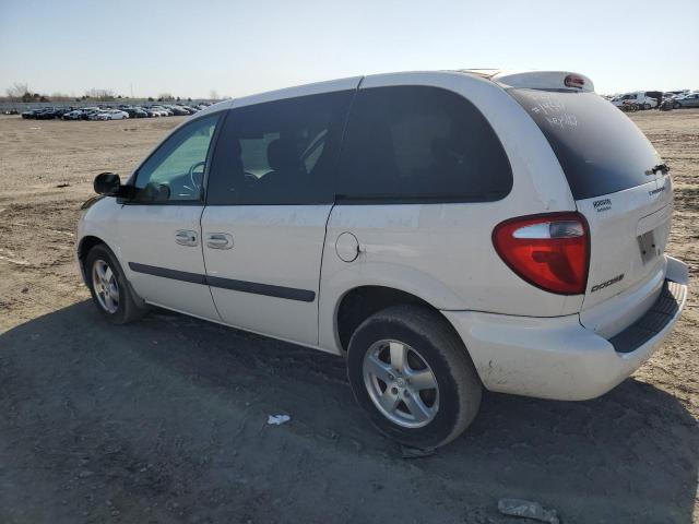 1D4GP45R05B401667 - 2005 DODGE CARAVAN SXT WHITE photo 2