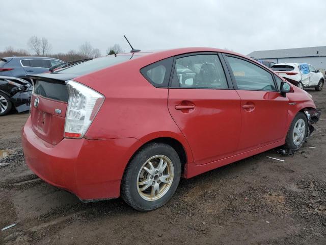 JTDKN3DU6A0043901 - 2010 TOYOTA PRIUS RED photo 3