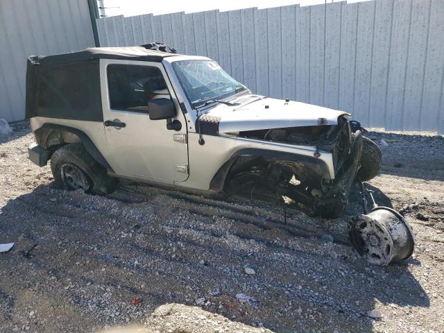 1J4FA24167L110723 - 2007 JEEP WRANGLER X SILVER photo 4