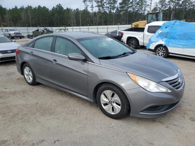 5NPEB4AC5EH818009 - 2014 HYUNDAI SONATA GLS GRAY photo 4