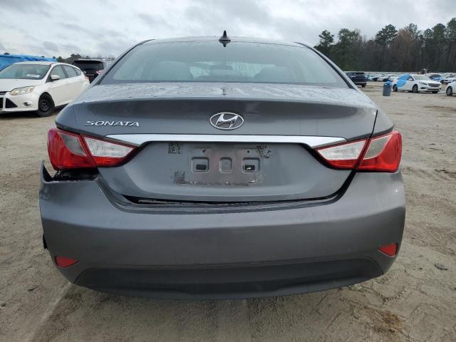 5NPEB4AC5EH818009 - 2014 HYUNDAI SONATA GLS GRAY photo 6