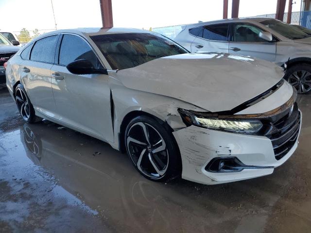 1HGCV2F38MA033745 - 2021 HONDA ACCORD SPORT WHITE photo 4