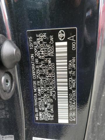 JTKJF5C70GJ021033 - 2016 TOYOTA SCION TC 蓝色 照片 12