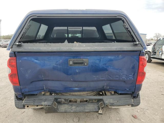 5TFRY5F1XEX170121 - 2014 TOYOTA TUNDRA DOUBLE CAB SR/SR5 BLUE photo 6