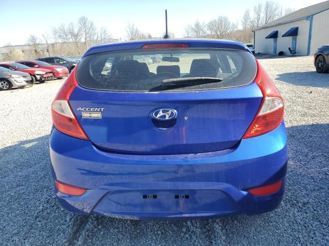 KMHCT5AE4CU015900 - 2012 HYUNDAI ACCENT GLS BLUE photo 6