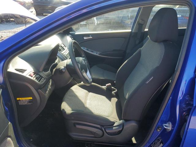 KMHCT5AE4CU015900 - 2012 HYUNDAI ACCENT GLS BLUE photo 7