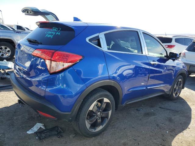 3CZRU6H57JM714876 - 2018 HONDA HR-V EX BLUE photo 3